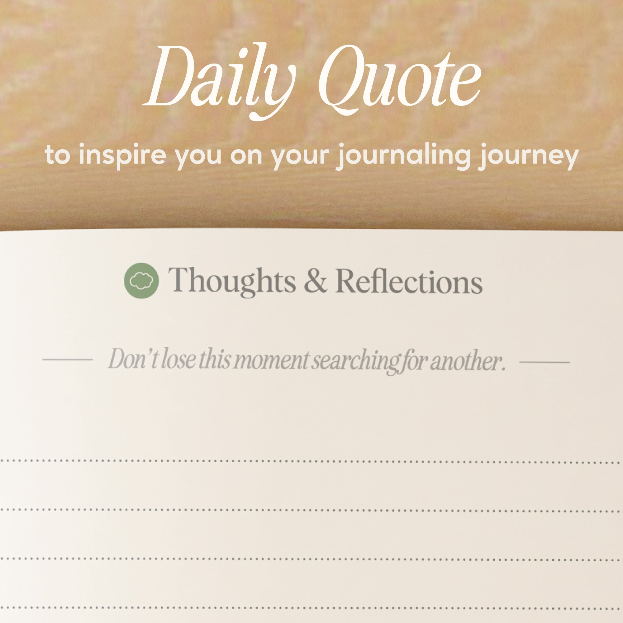 Show up for yourself Journal